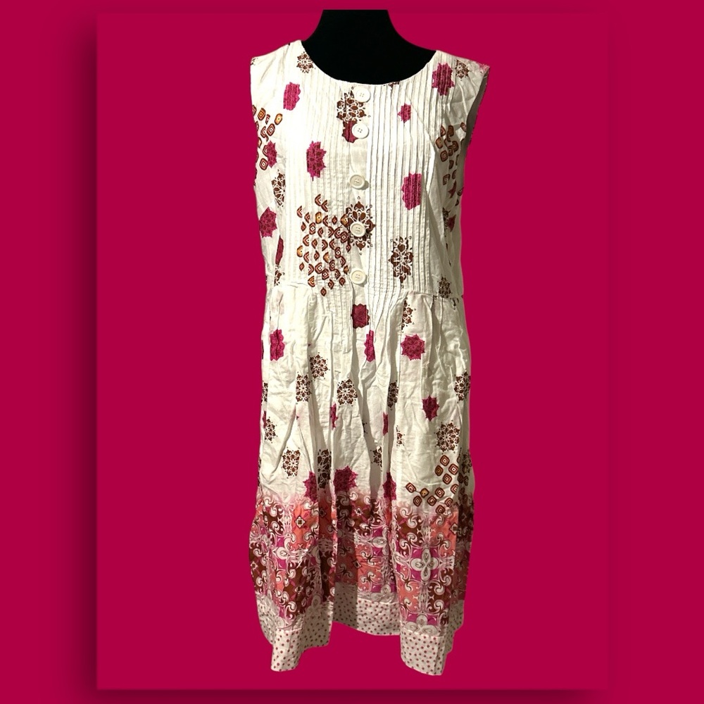 Rabbit Rabbit Rabbit 100% cotton spring summer dress fully lined